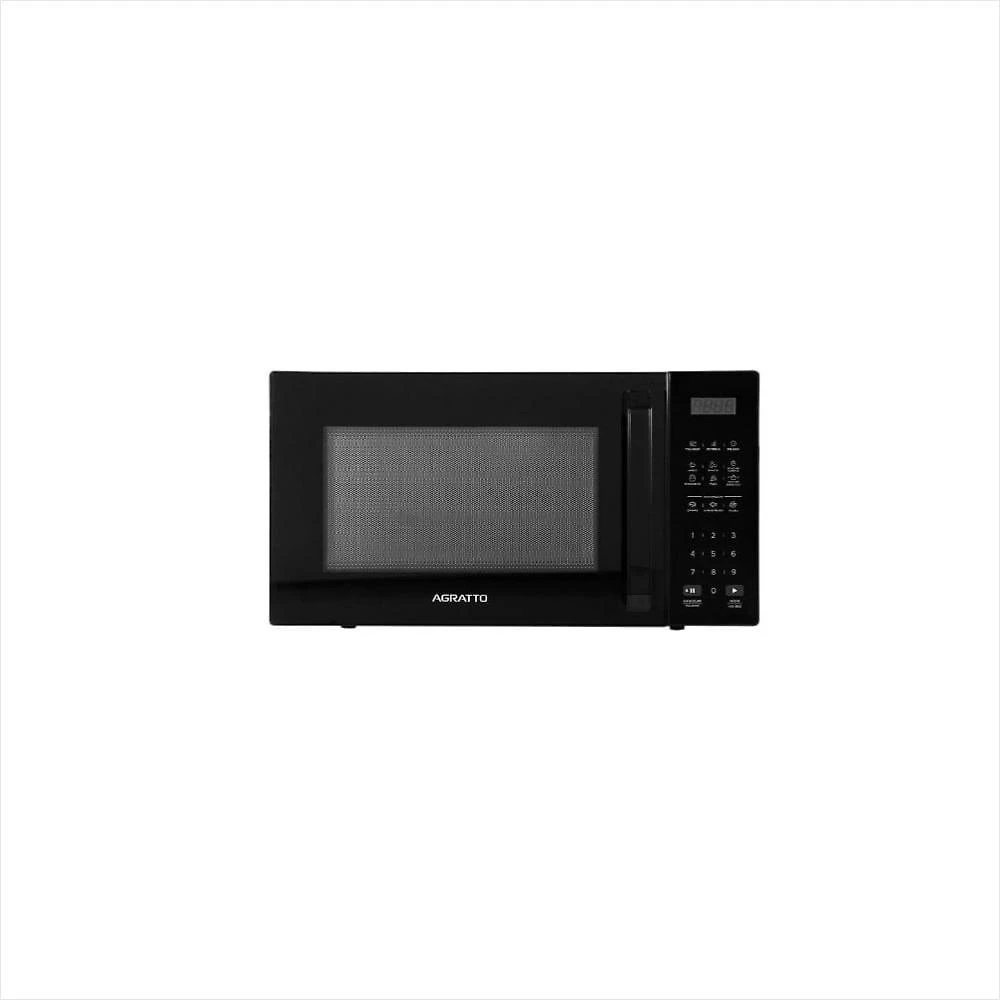 Micro-ondas preto 32l 1400w 127v agratto