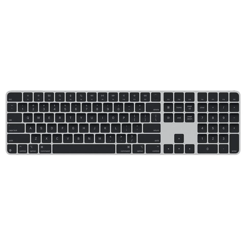 Apple Magic Keyboard com Touch ID e teclado numérico para Mac com chip da Apple – Inglês (EUA) – Preto 