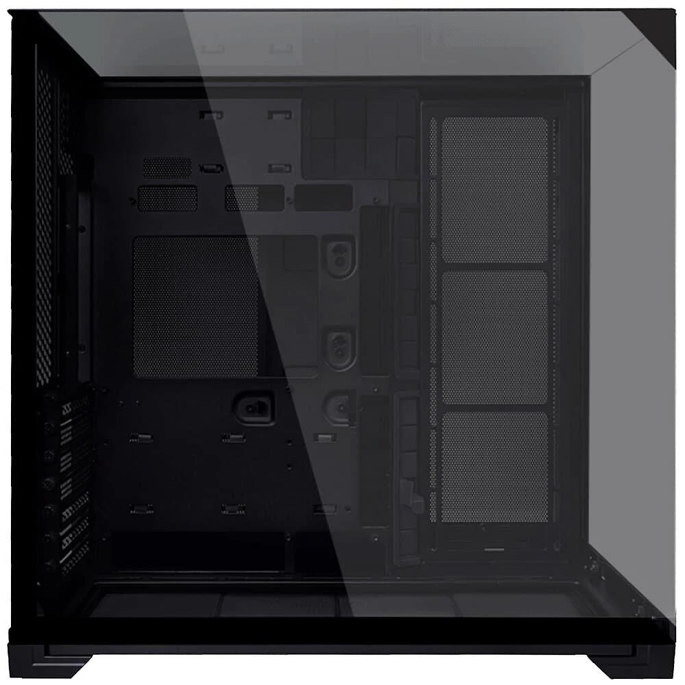 Miniatura Gabinete Gamer Lian Li O11 Vision Compact, E-ATX, Lateral em Vidro Temperado, Sem FANs, Preto - O11VPX-M BLACK