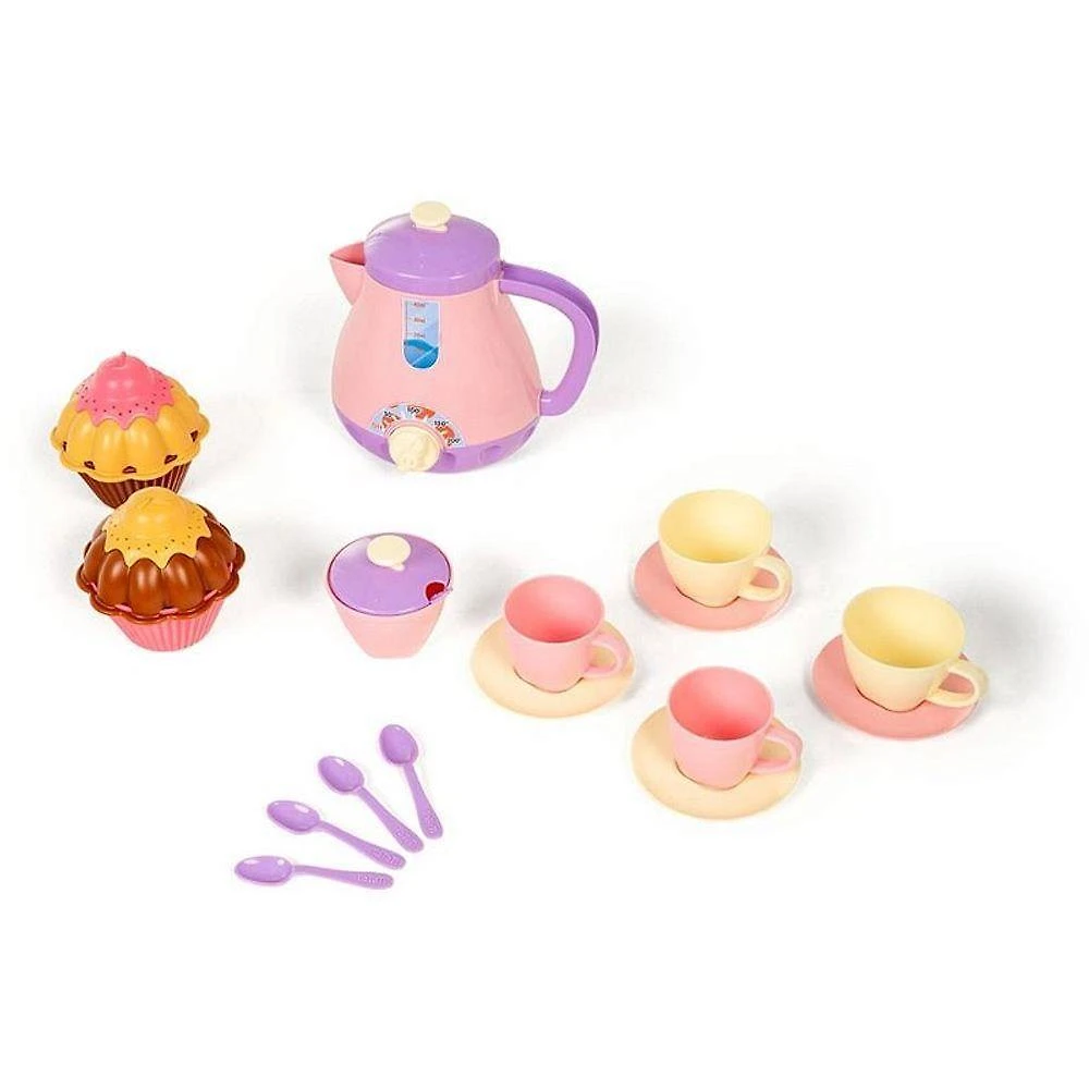 Kit de Lanchinho Infantil Brincando de Casinha com Bule e Cupcakes
