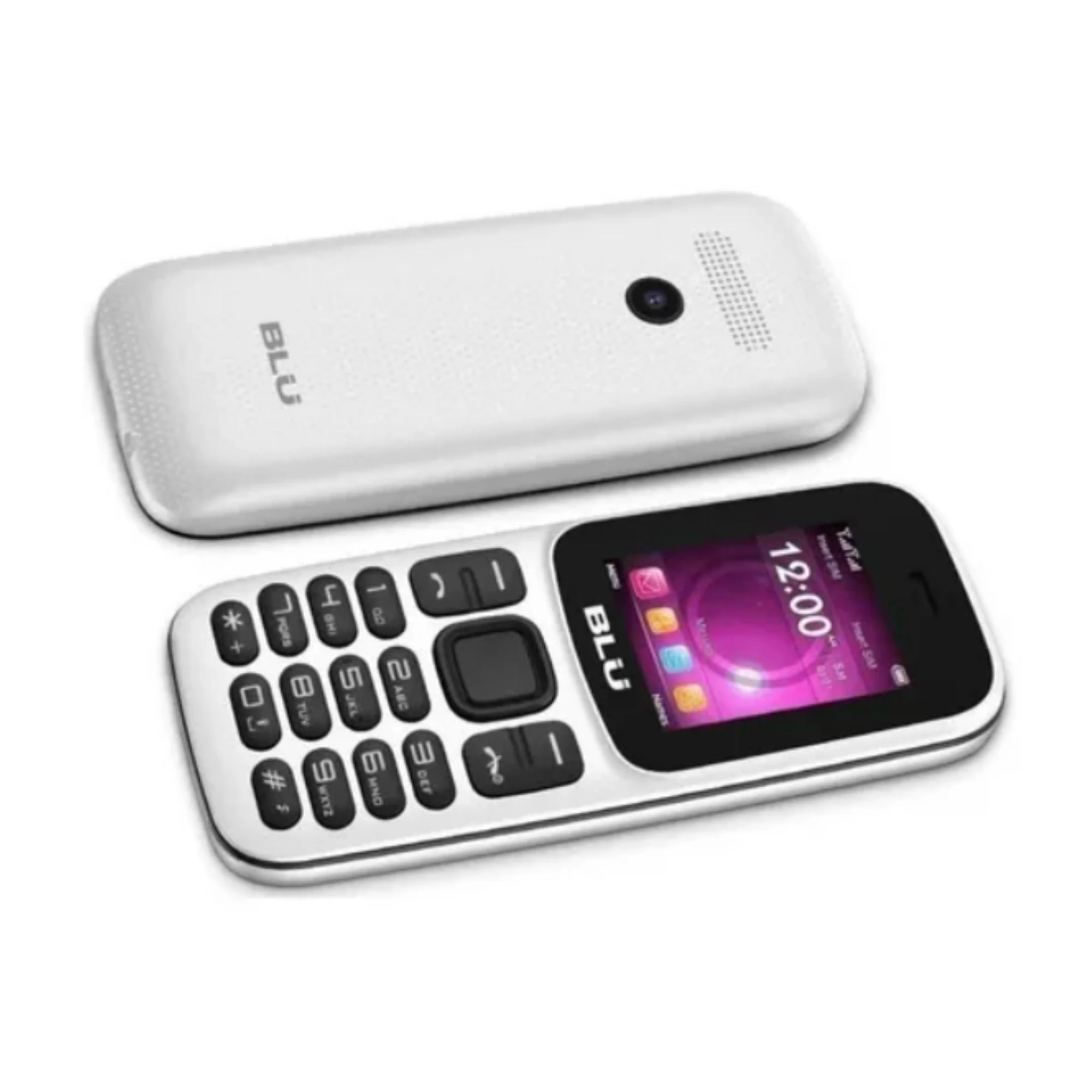 Miniatura Celular Simples Blu Z5 Dual Sim 32 Mb Branco Descartável