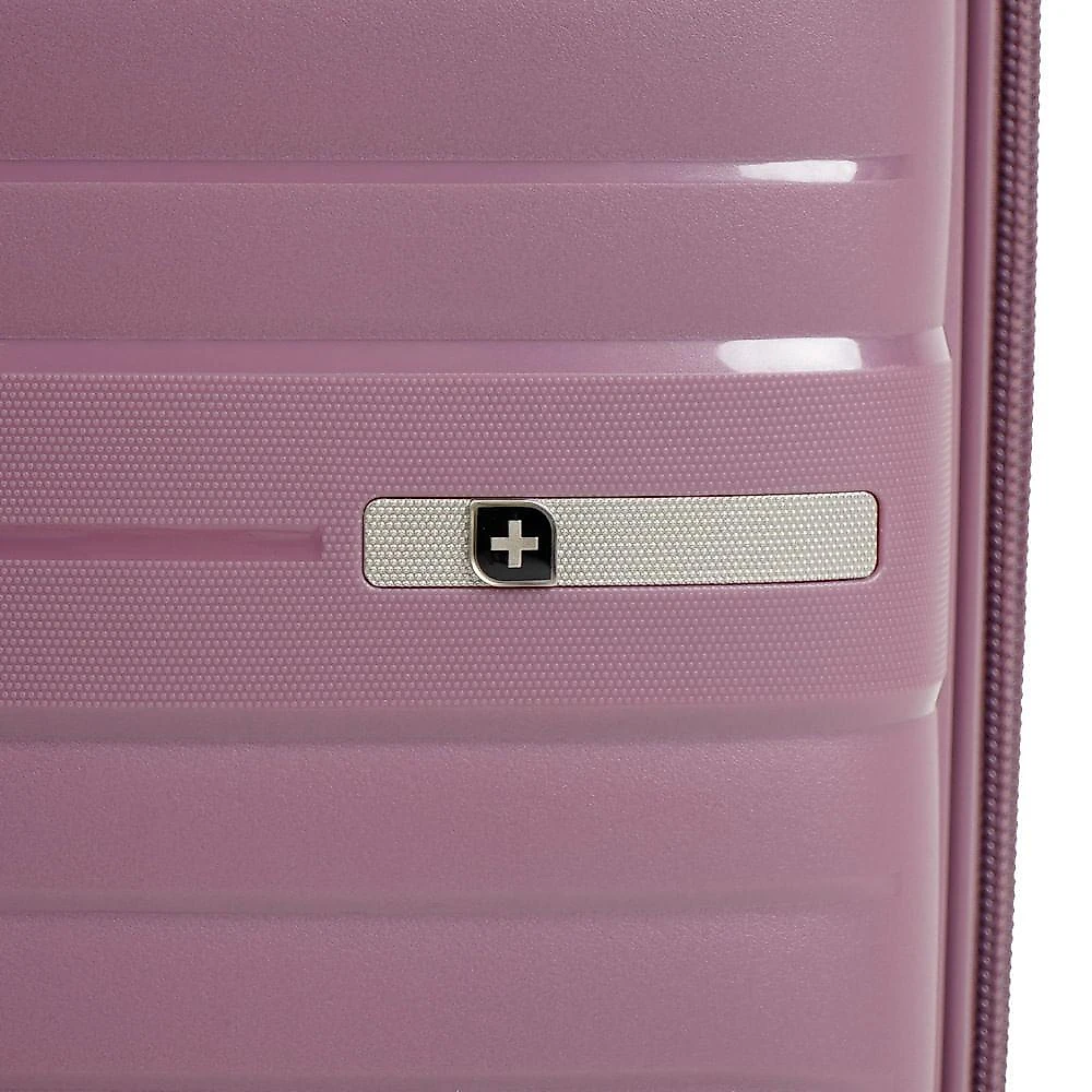 Mala de bordo 10 kg polipropileno 4 rodas swiss one onix lilas - p