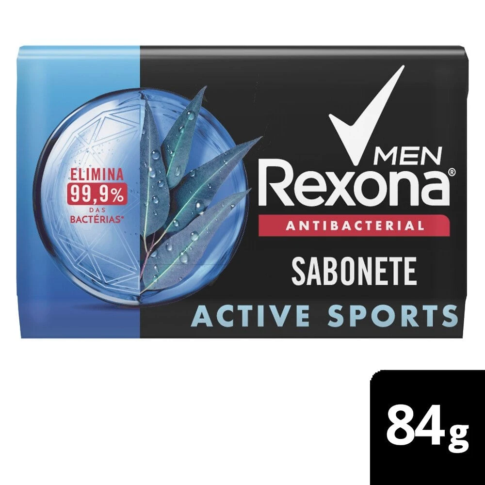 Sabonete Em Barra Rexona Antibacterial Active Fresh 84g