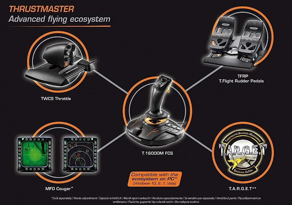 Thrustmaster T.16000m FCS Flight Pack - PC