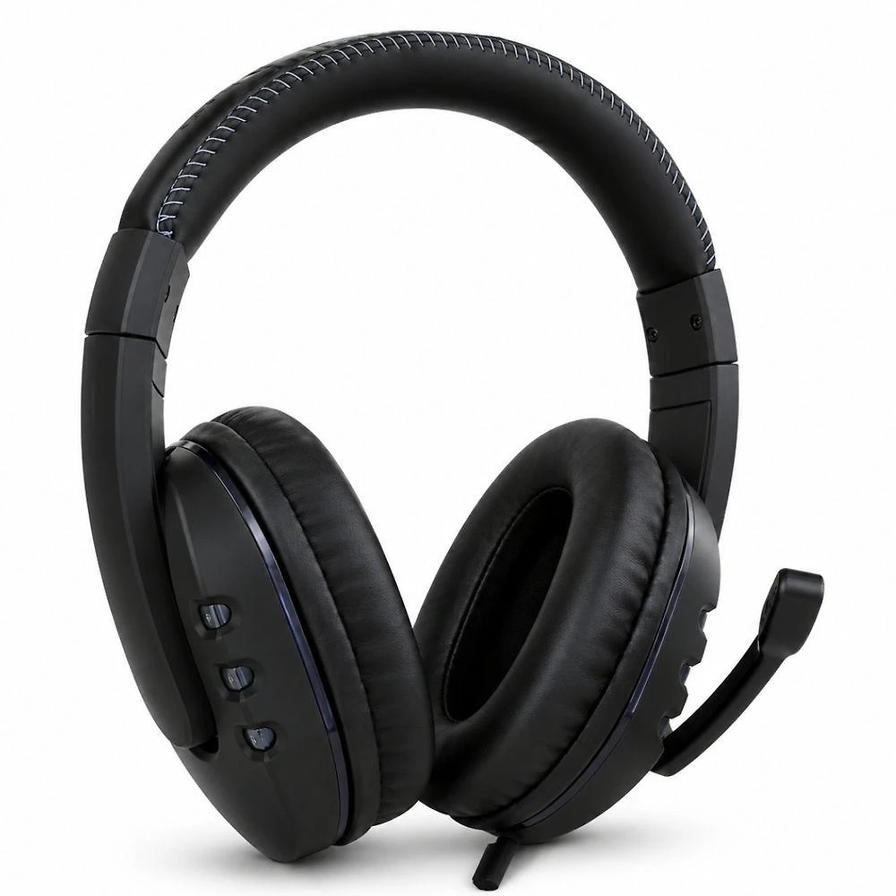 Headset Over Ear MDM Alta Definição Almofadado com LED e Microfone Flexível Plug And Play