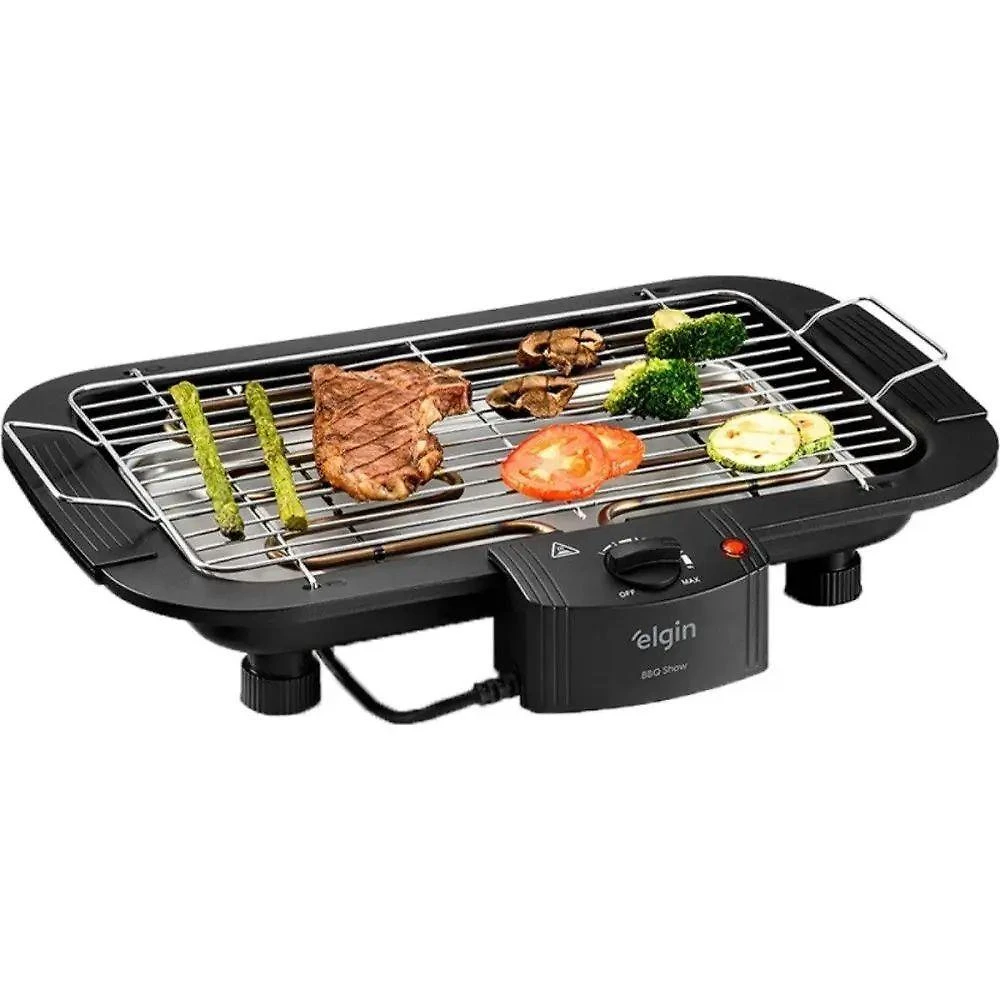 Churrasqueira Elétrica de Bancada Elgin BBQ Show 42CHU20020 2000W Preto 220V