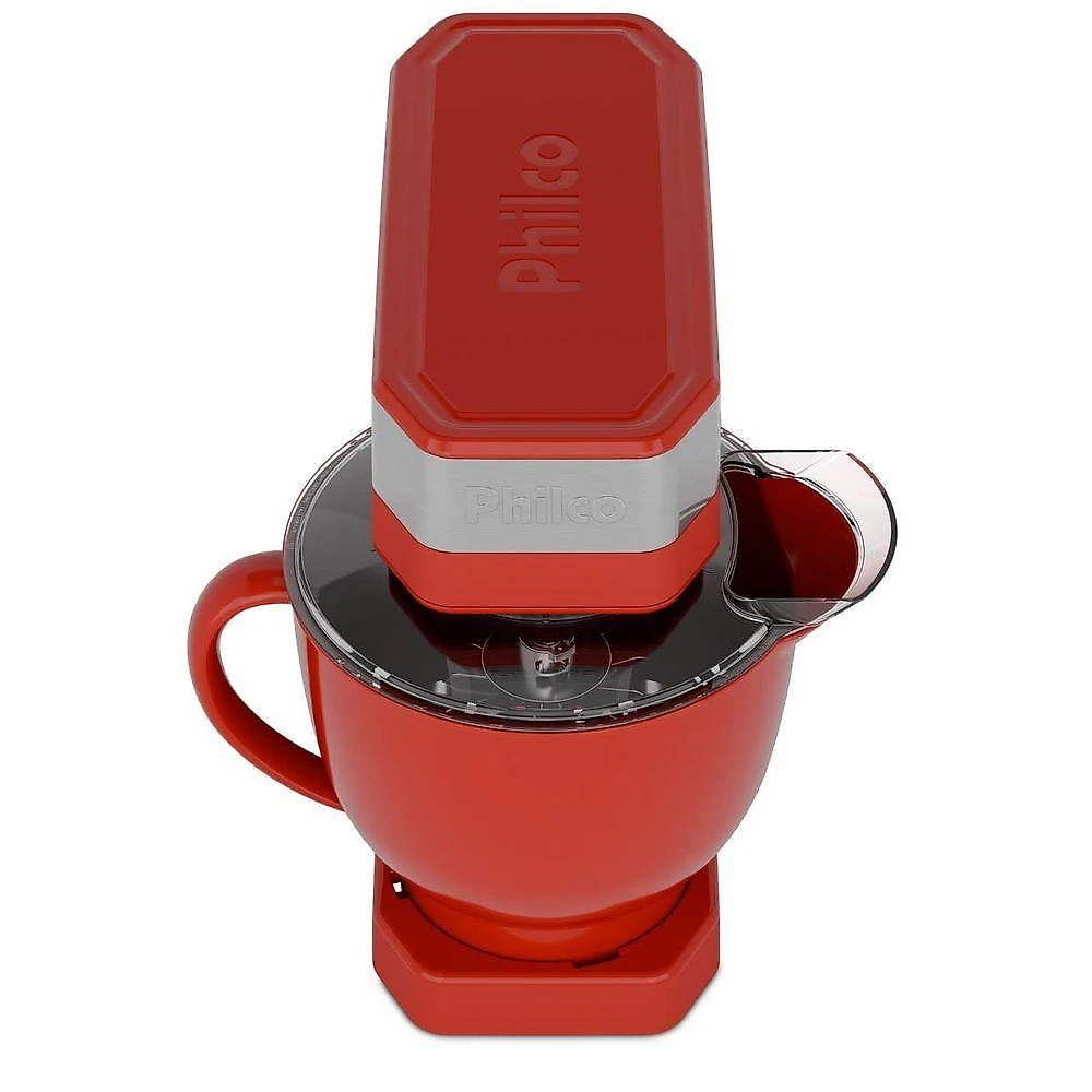 Batedeira Planetária Philco 900W 5L Turbo Vermelha PBP90B 220V
