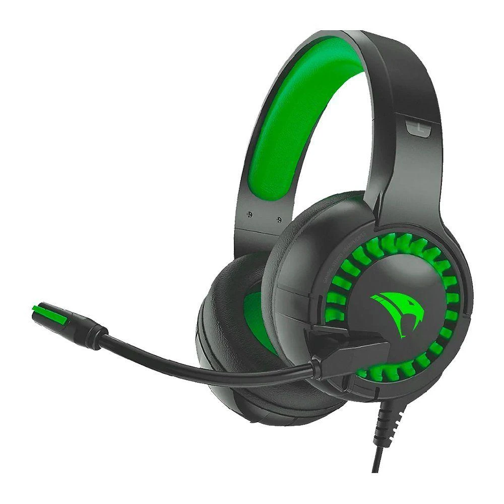 Headset Gamer Viper Pro Python LED RGB Microfone Omnidirecional Preto