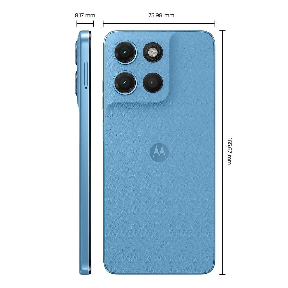Smartphone motorola moto g17 tela 6,7” 128gb 4g câmera 50mp alaskan blue