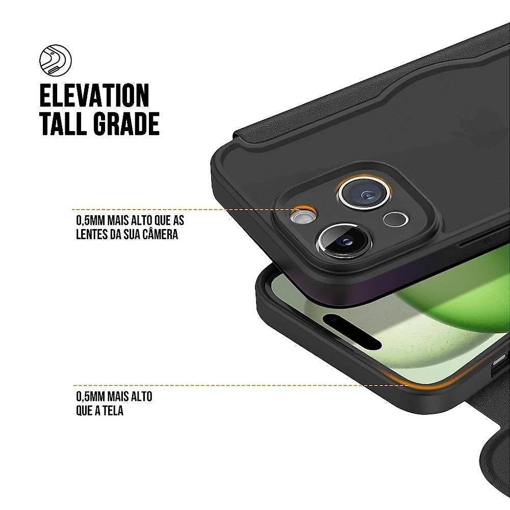 Capa Para Iphone 15 - Carteira Dual - Gshield