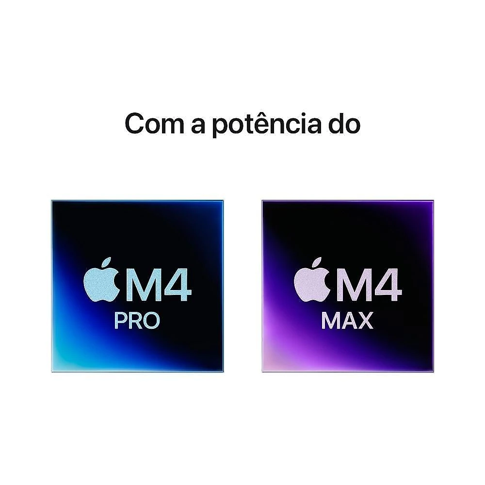 MacBook Pro Apple 16", M4 Pro, CPU 14 Núcleos, GPU 20 Núcleos, Neural Engine de 16 Núcleos, 24GB RAM, SSD 512GB, Prateado - MX2T3BZ/A