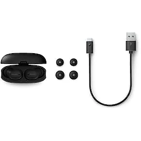 Fone de Ouvido Philips TAT2500BK/00 Bluetooth Cancelamento de Ruído Intra-Auricular TWS 24h Bateria Preto