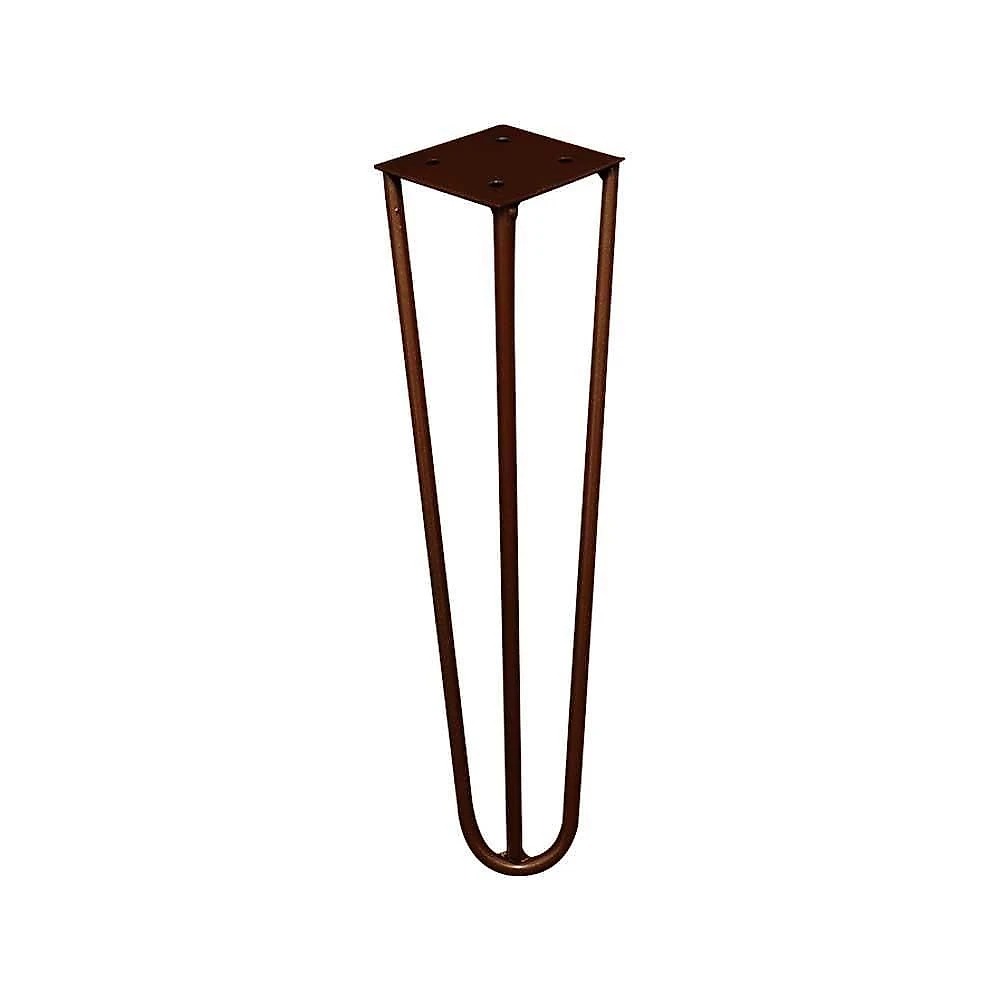 Kit 12 Pés Hairpin Legs G41 Ferro Maciço 30CM Bronze Gran Belo