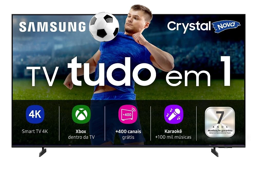 Smart tv 70" 4k uhd samsung un70u8500 crystal gaming hub
