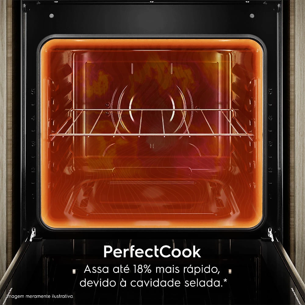 Fogão de Embutir Electrolux de 05 Bocas Experience com Mesa Vidro e Grill Preto - FE5EB 110