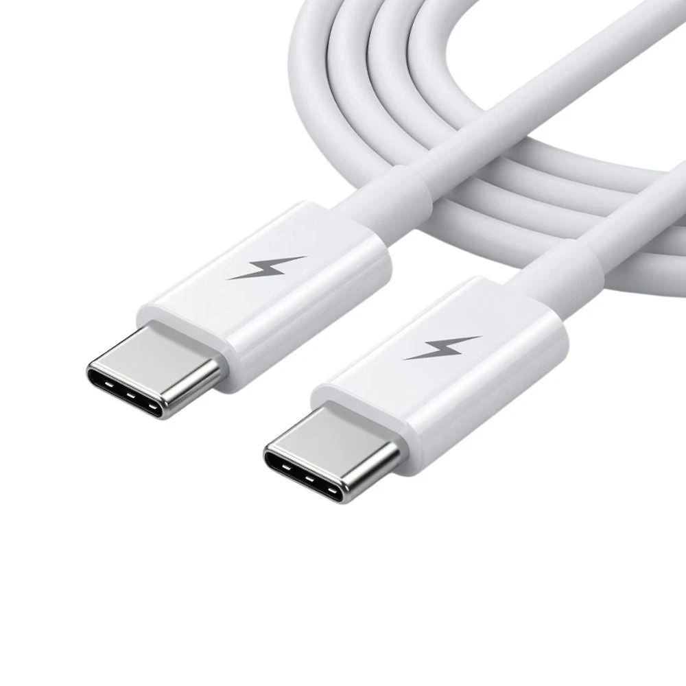 Cabo Usb C para Usb C MDM Carregamento Rápido Branco 1 Metro