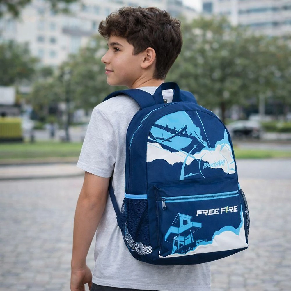 Mochila Escolar Jac Pack Grande 45cm Azul Resistente para Uso Infantil