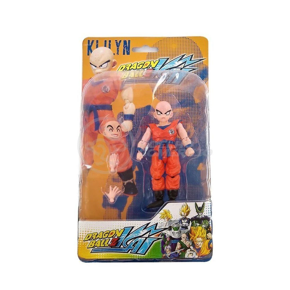 Boneco Brinquedo Removível 14Cm Kuririn Klilyn Dragon Ball Z