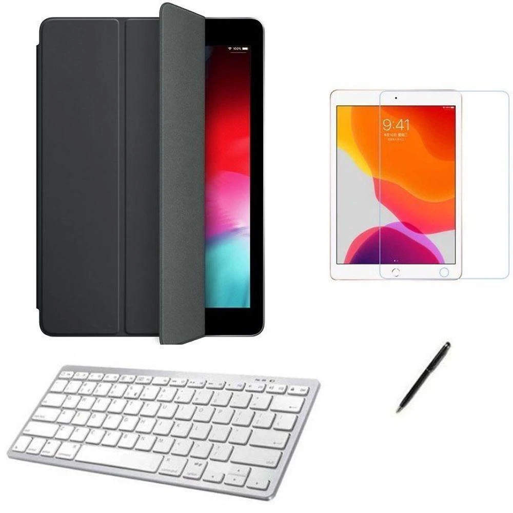 Kit Capa Smaart Case Galaxy A7 Lite T220-T225 com Teclado Bluetooth Preto