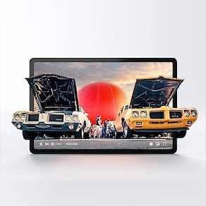 Miniatura Tablet Lenovo P12 com Tela 12.7" LCD 3K, 128GB, Wi-Fi, Câmera 13MP e 8MP, Android 13, 4GB de memória RAM e processador Octa-Core – Prata