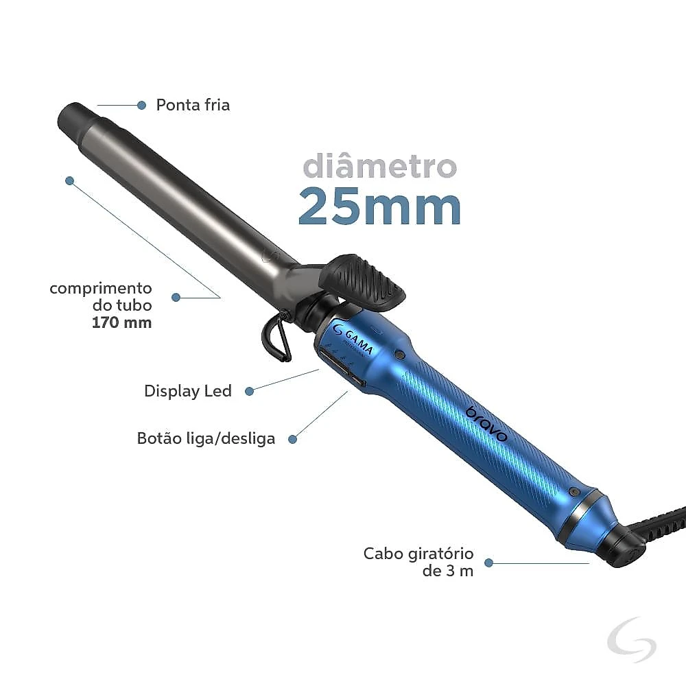 Modelador professional bravo 25mm led bivolt
