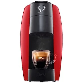 Cafeteira Espresso TRES 3 Corações LOV Automática - Vermelha