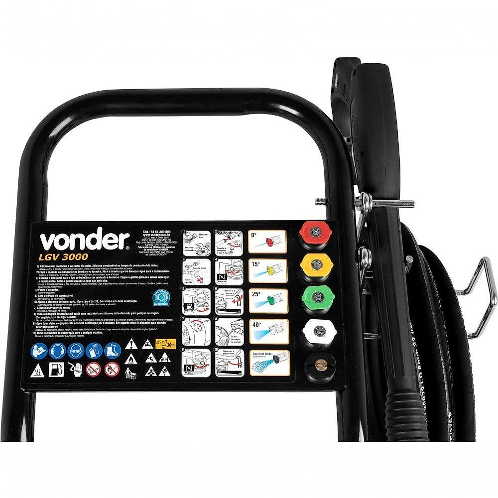 Lavadora Alta Pressão Gasolina Lgv 3000 Vonder