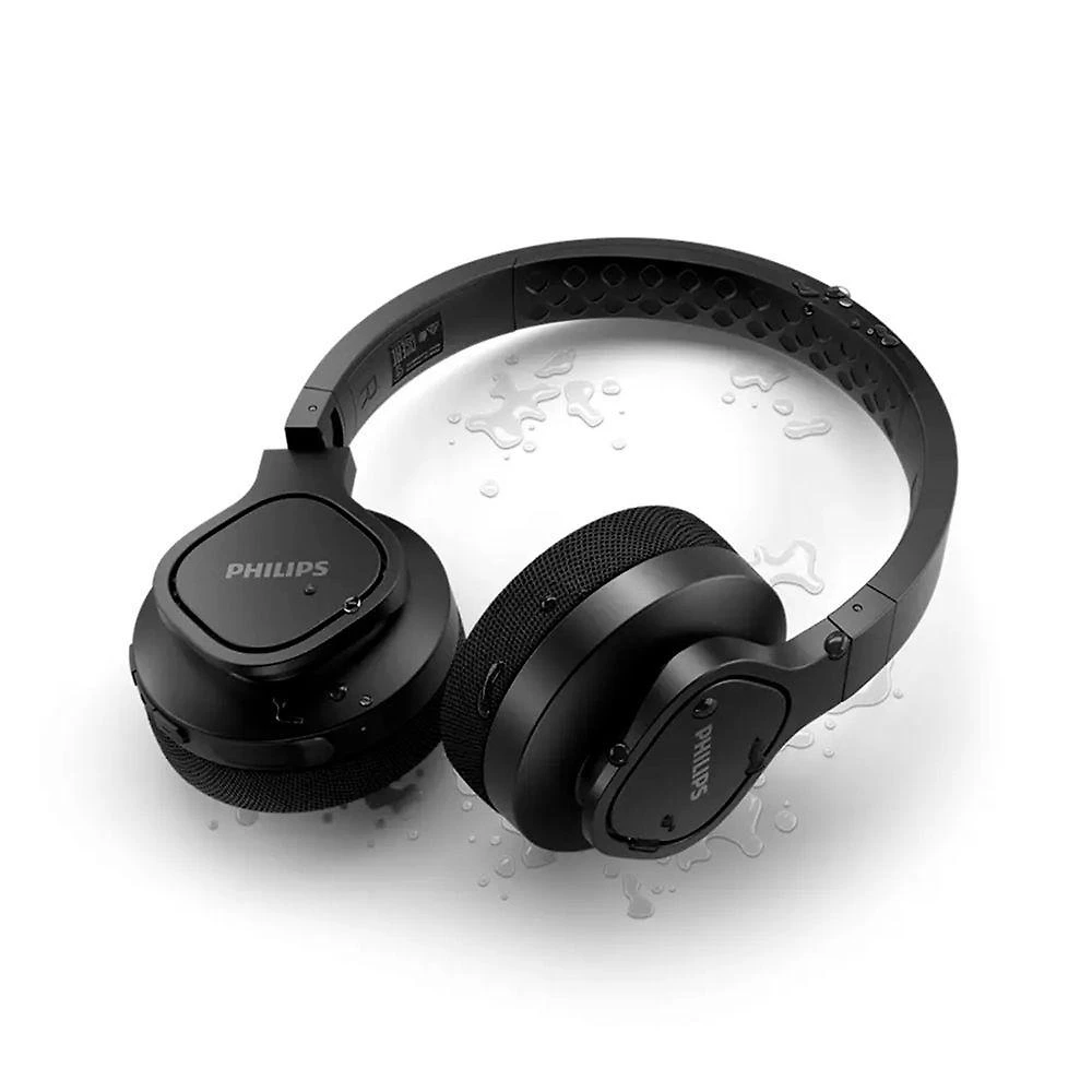 Fone de Ouvido sem Fio Esportivo Philips TAA4216BK-00 com Microfone Bluetooth 5.0 Preto