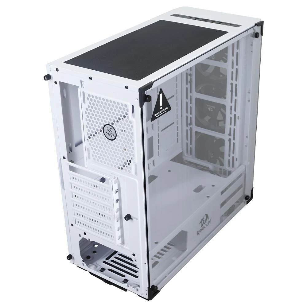 Miniatura Gabinete Gamer Redragon Wheeljack Branco Vidro S/Fan Gc-606W