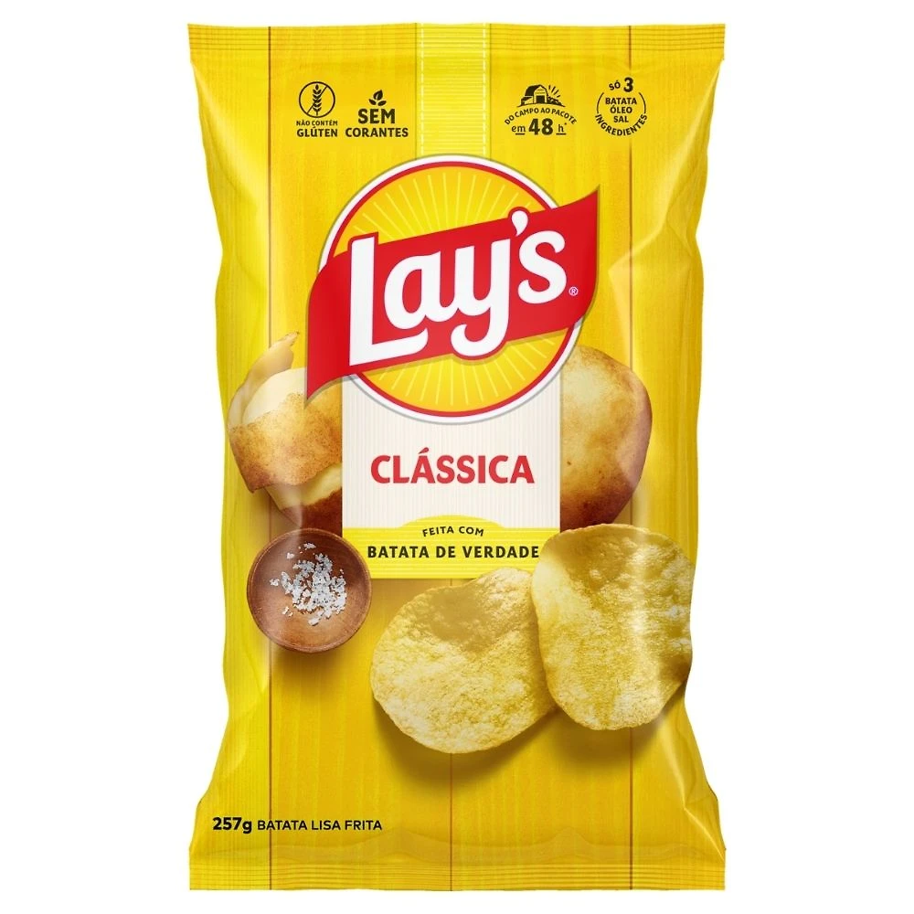 Batata Lay's Lisa Clássica com 257g