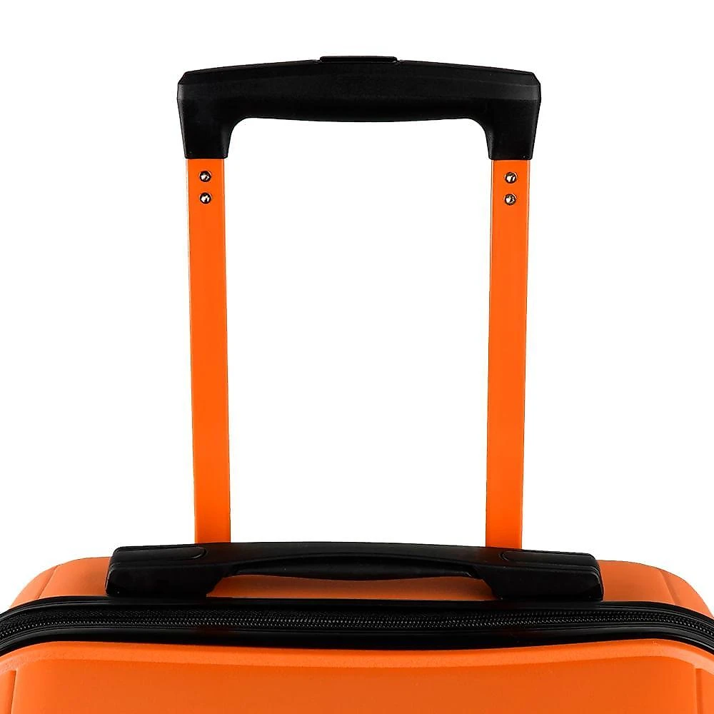 Mala de bordo 10 kg polipropileno 4 rodas route laranja p