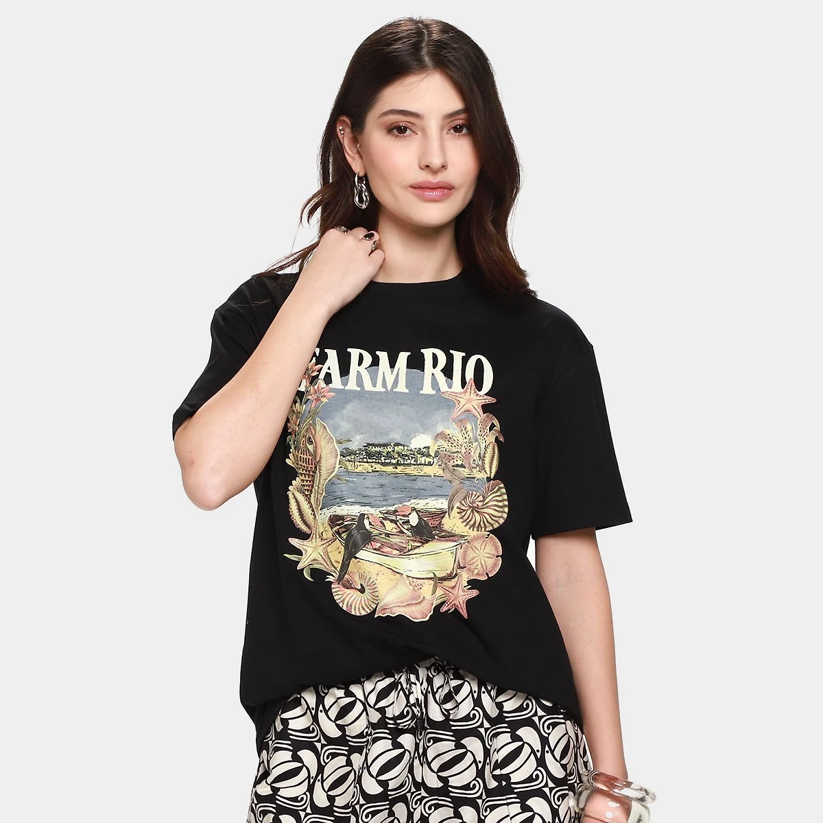 Camiseta Farm  Rio Feminina