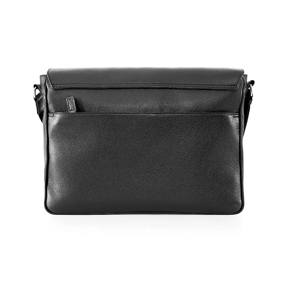 Bolsa Transversal iPlace, Pampas, Couro Preto   Bolsa Transversal Originais iPlace, Pampas, Couro Preto