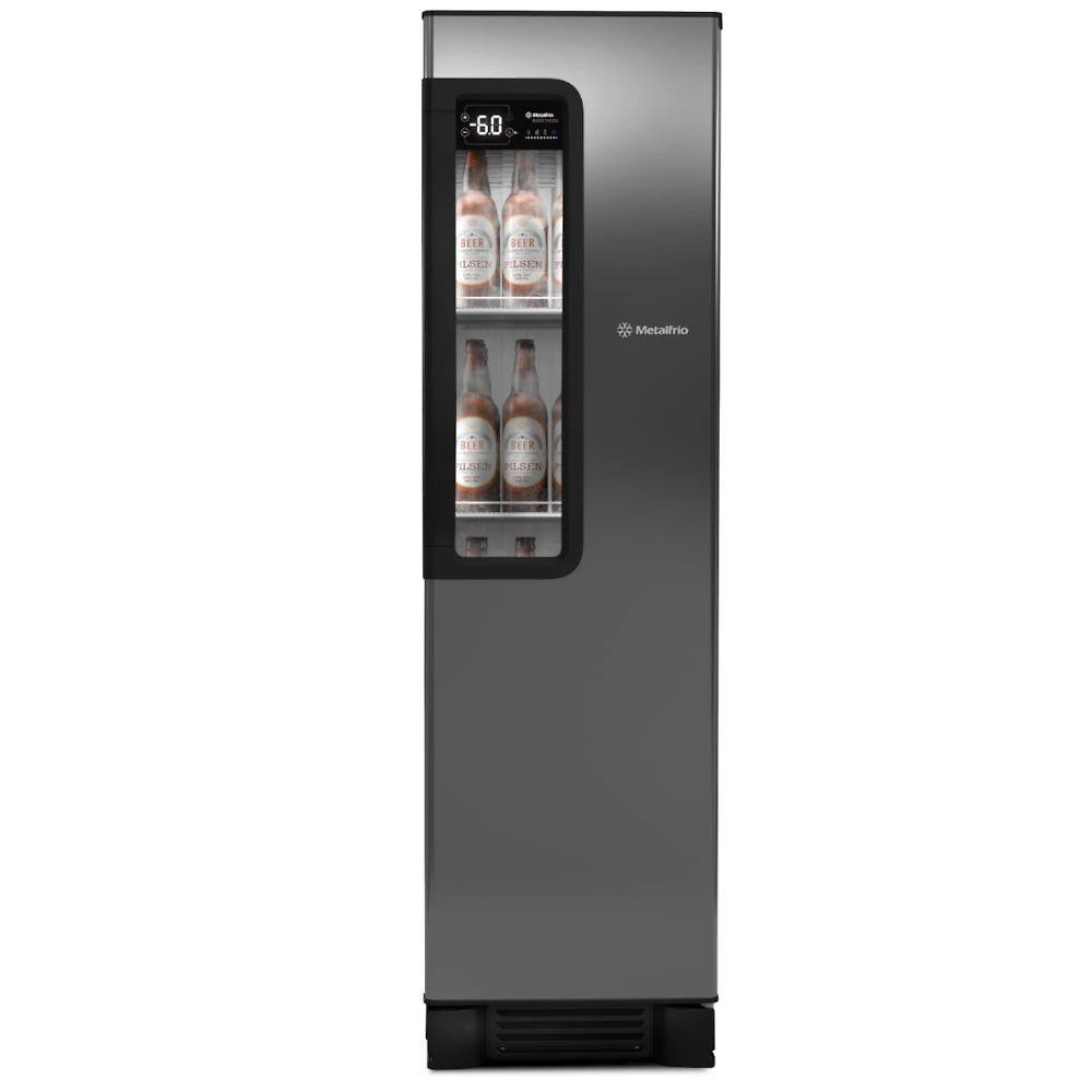 Cervejeira metalfrio beer maxx 336l 1 porta inox 127v vn28t