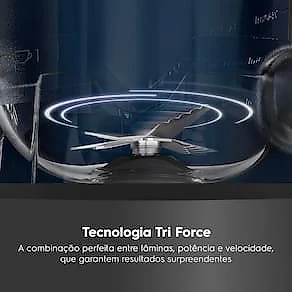 Liquidificador Electrolux EBL1000 Efficient TriForce 1000W 2,7L Cinza 110V