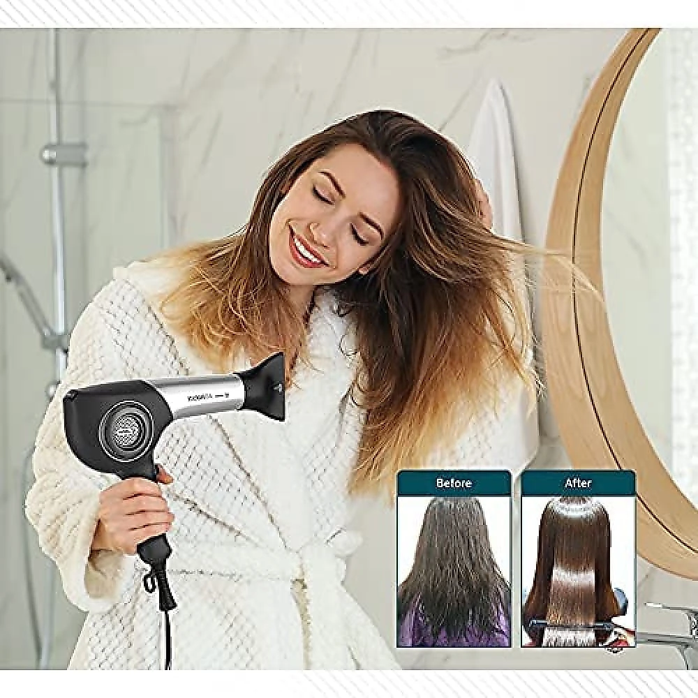 JMW KOREA Secador de Cabelo Profissional com 3 Temperaturas 110V1600W Cinza
