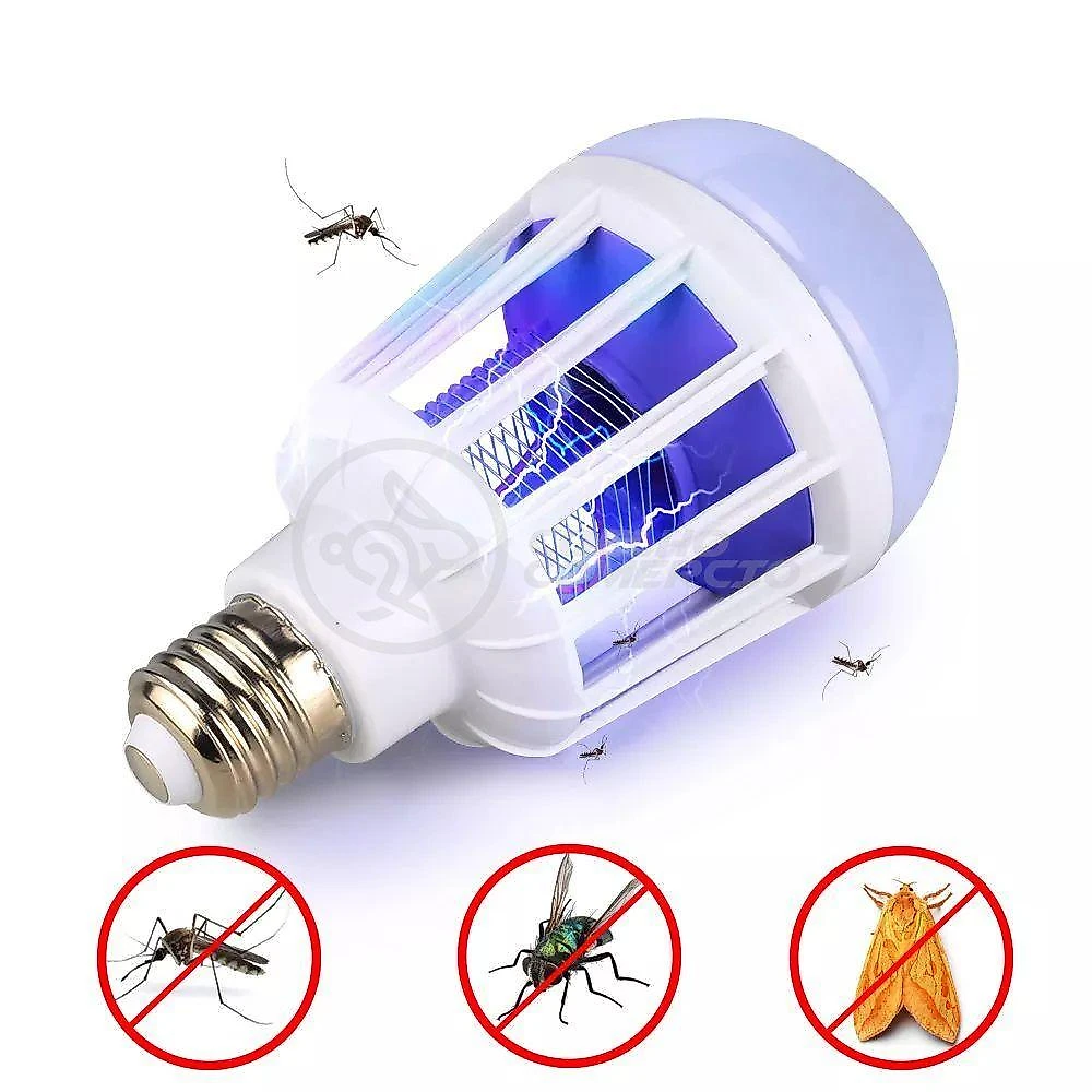 Lâmpada LED Mata Insetos Lâmpada Luz Led Branco 15W Atrai Mosquitos Luz Ultravioleta Branco Smart webcontinental-789682031358