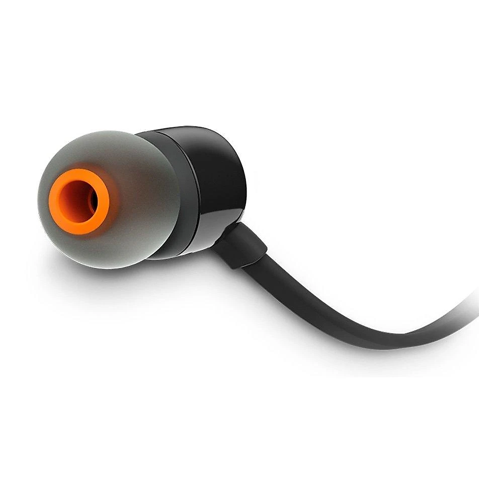 Fone de Ouvido Intra-auricular JBL Tune 110, com Fio, com Microfone, Preto - JBLT110BLKE