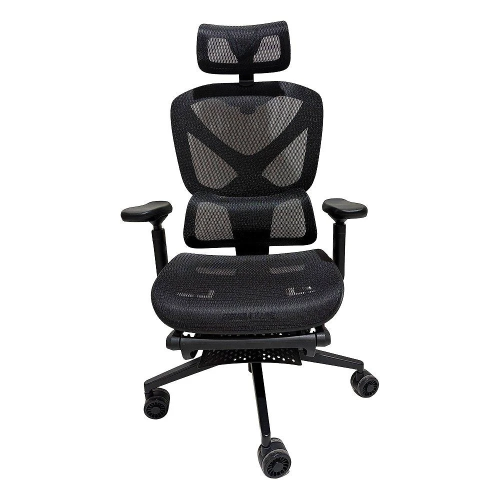 Cadeira Ergonômica Formula V Ergolux 5 Plus, Encosto em Malha Respirável, Apoio de Braço Ajustável, Preto - ERGLX5PLUS-BK
