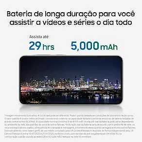 Smartphone Samsung Galaxy A36 5G Preto 128GB, 6GB RAM, Câmera Tripla até 50MP, Tela Super AMOLED 6.7", IP67, NFC, Recursos AI e Snapdragon 6 Gen 3