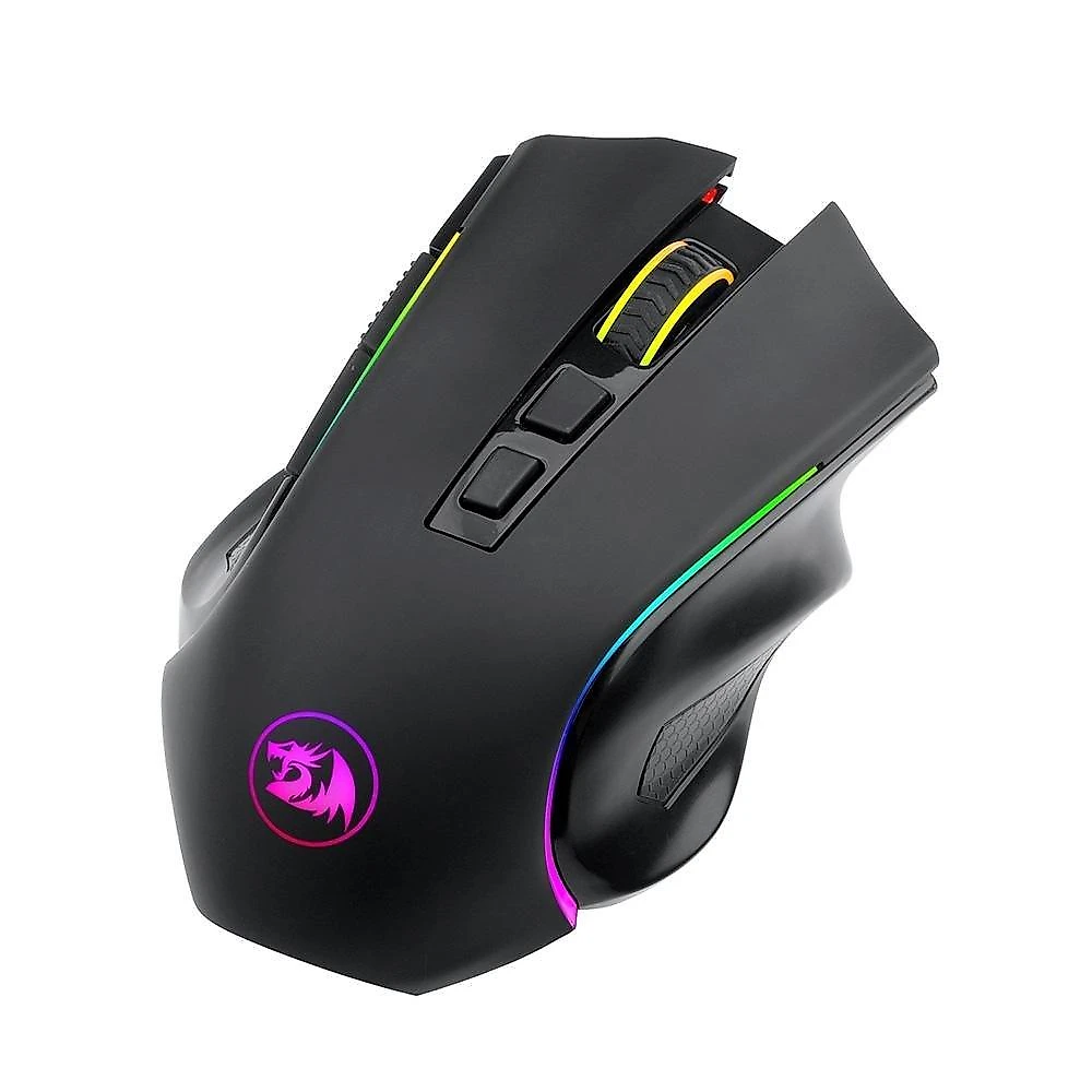 Mouse Gamer Sem Fio Redragon Griffin, 8000 DPI, 8 Botões, Wireless, Preto - M602-KS