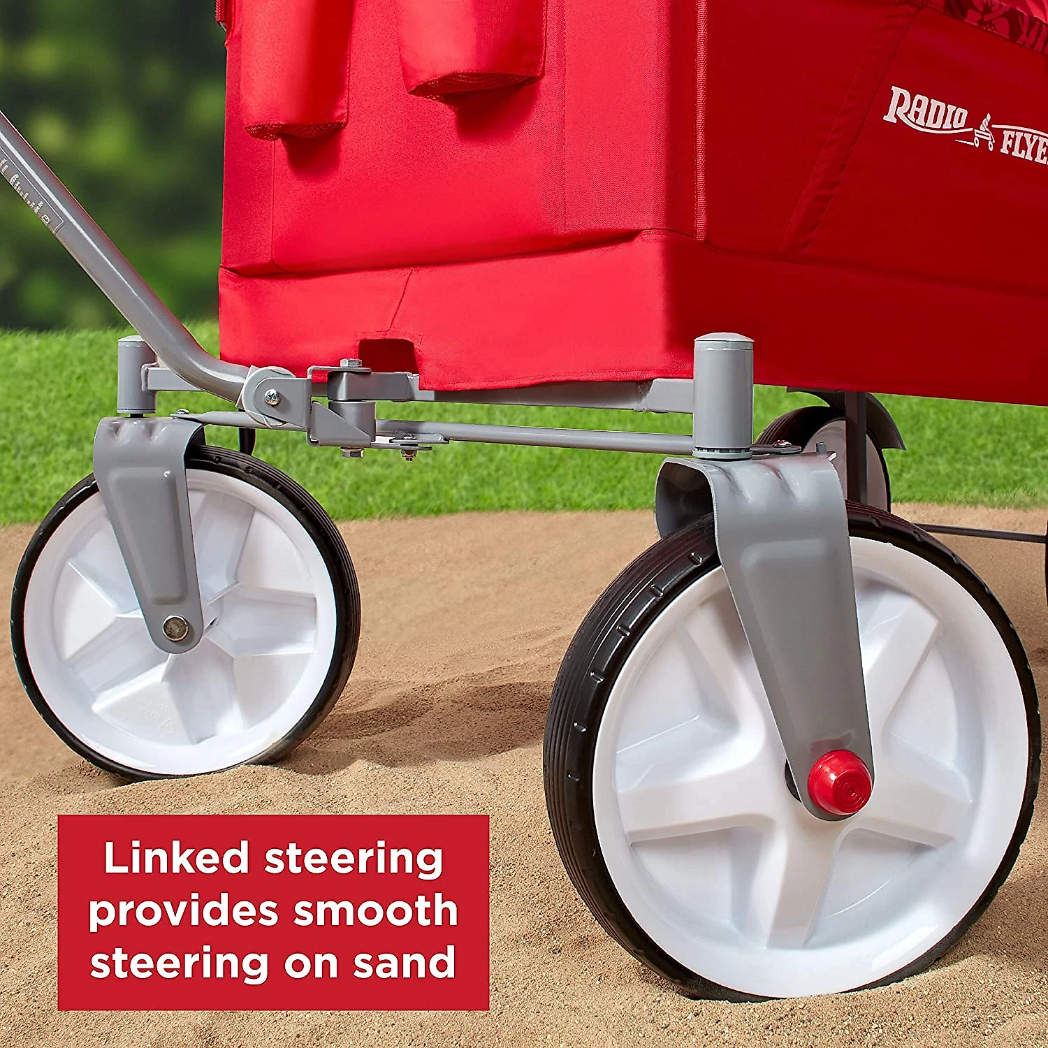 Radio Flyer Praia Carrinho de Passeio Multifuncional Peso Máximo 68 kg 1 a 5 Anos Vermelho