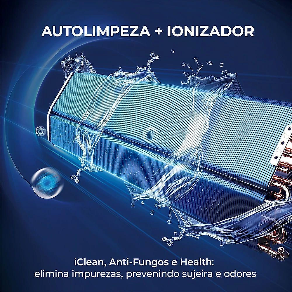 Ar Condicionado Aiwa Split High Wall High Inverter 9.000 Btus Quente E Frio AWS-AC-9QF-EU 220V
