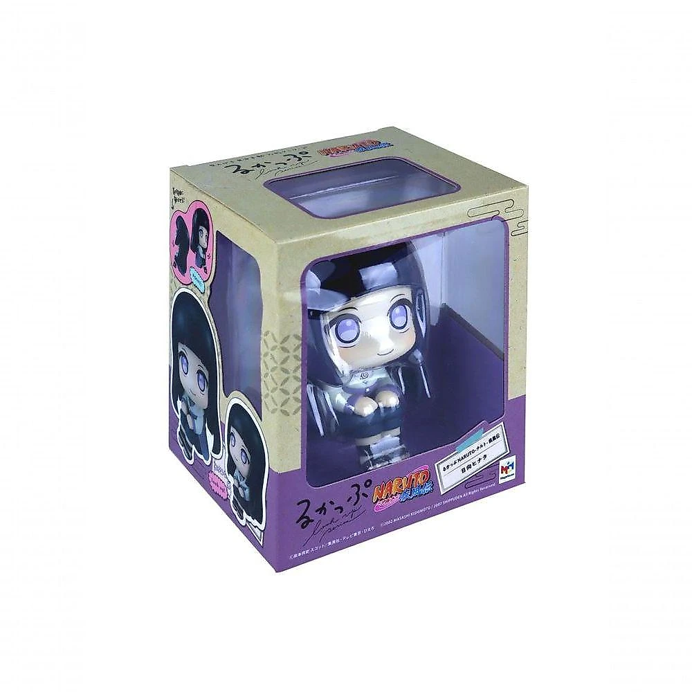 Figura de Coleção Megahouse Lookup Hyuga Hinata Naruto em PVC 10CM com Pescoço Articulado