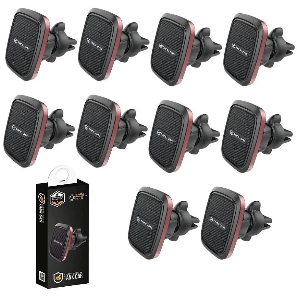 Suporte Para Carro Veicular Tank Car (6 ímãs) No Atacado - Caixa Fechada 10 Unidades - Gshield