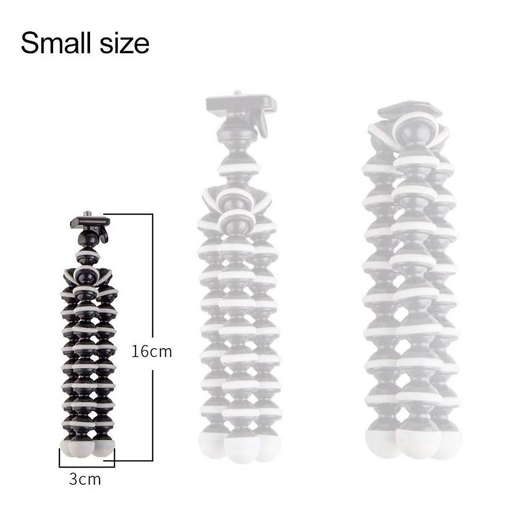 Tripé Articulável Octopus Pequeno + Adaptador GoPro e Similares