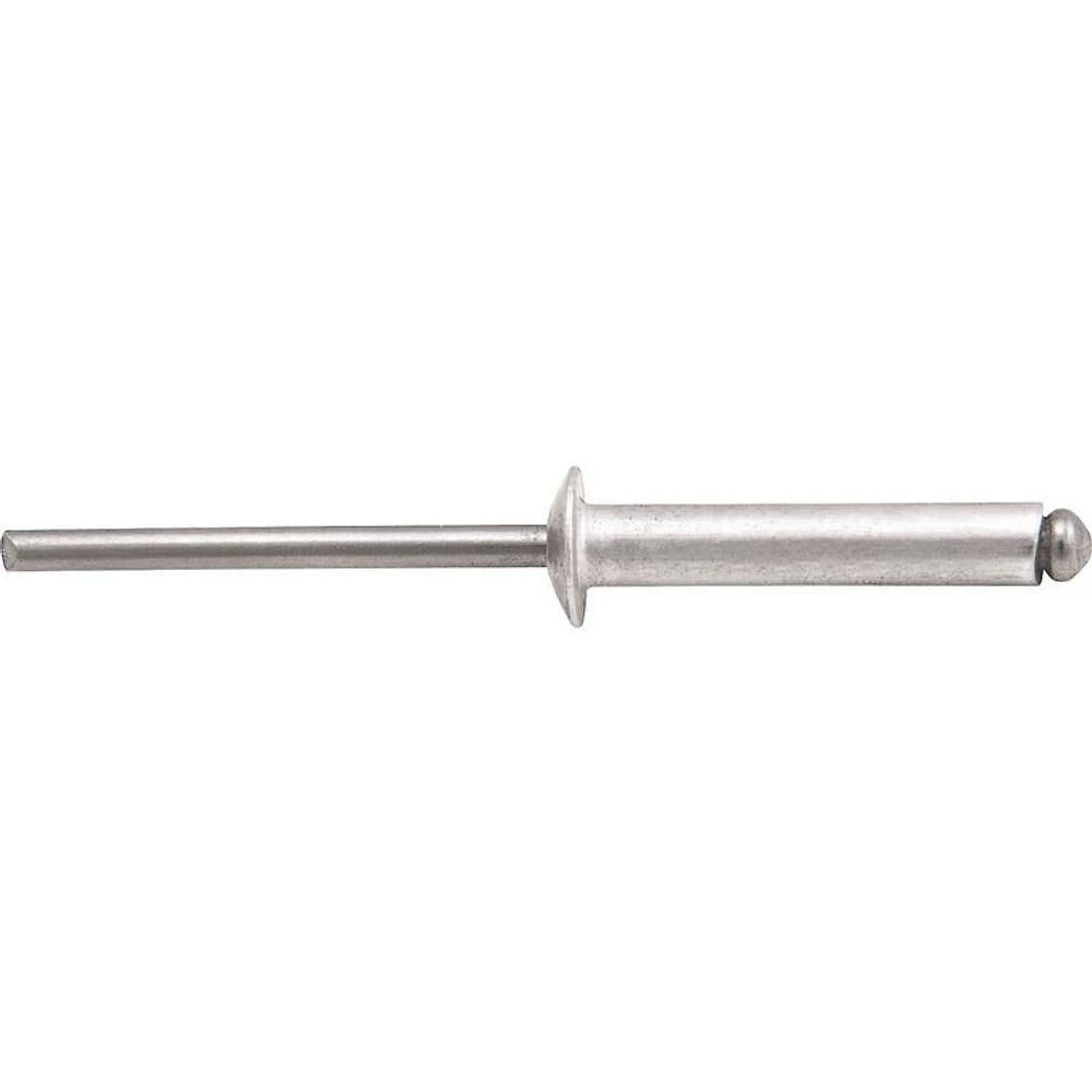 Rebite Repuxo De Alumínio 3,2x10,0mm Mandril Aço Com 100 Peç