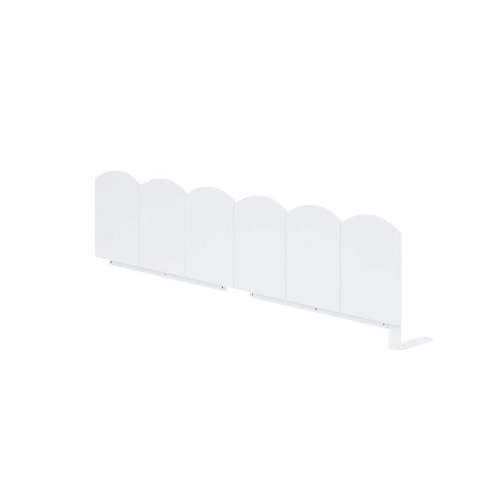 Cama Montessoriana Casinha com Led e grade New Garden Casatema MadeiraOriginals Cama Reversivel Casinha com Telhado, Led e Grade Dupla Frontal New Garden Casatema Branco/Natural