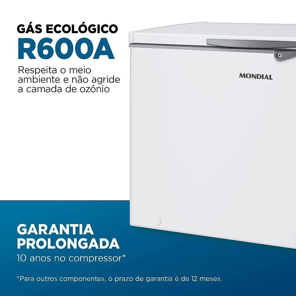 Freezer Horizontal 308L Mondial Branco FHZ-01-W320 220V