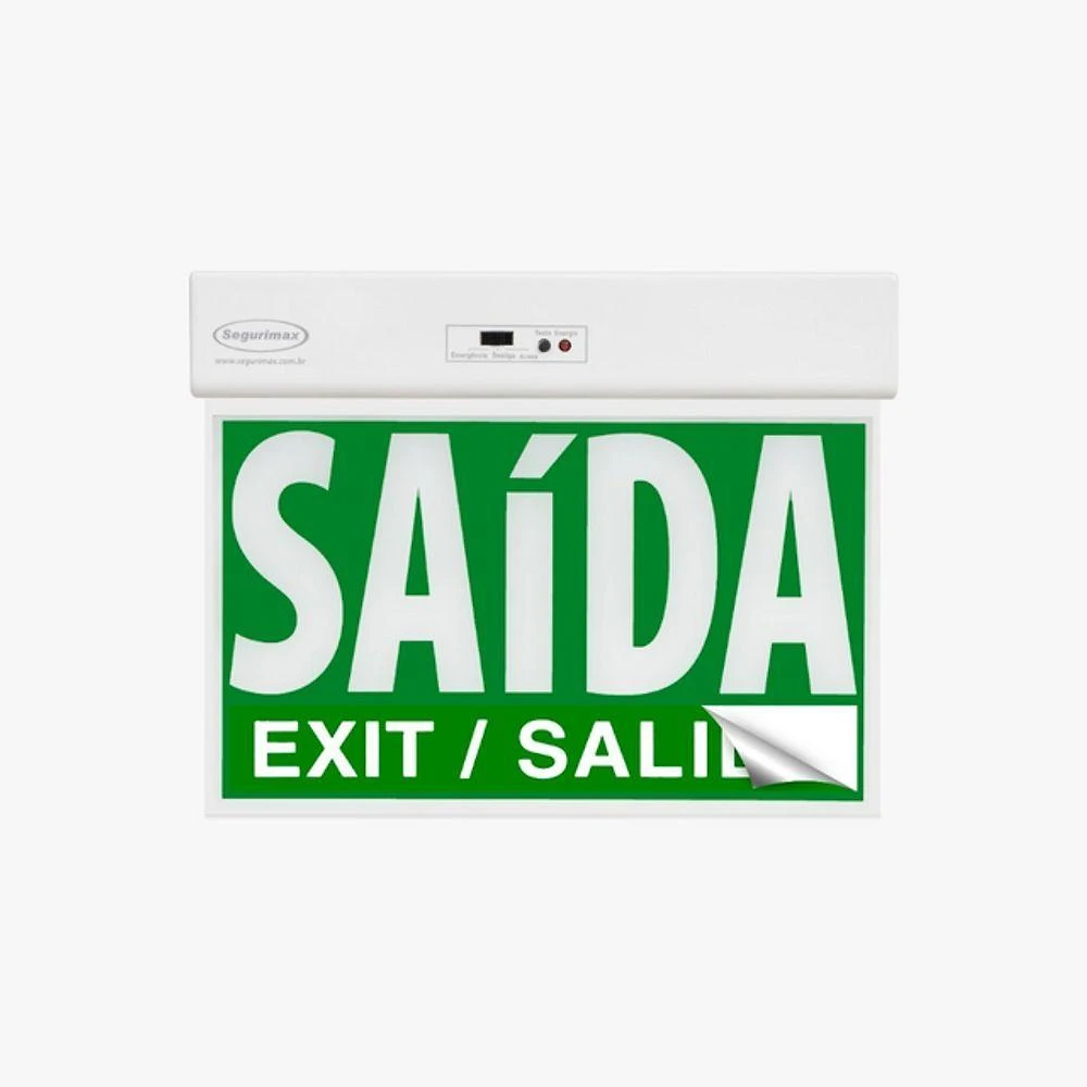 Placa de Saída Dupla Face Slim Conexão de Múltiplos Dispositivos Verde Segurimax
